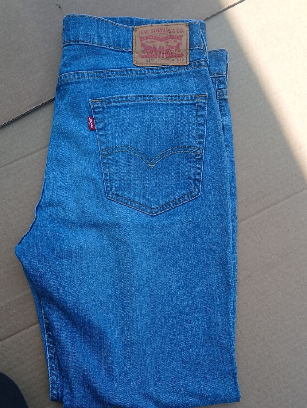 Levi's Bright Blue Slim Straight Jeans